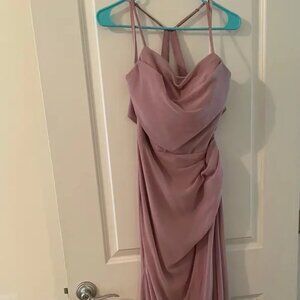 Pink bridesmaid dress